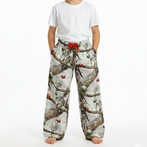NEW Magellan Outdoors Boys' Holiday Mossy Oak Pajama Pants